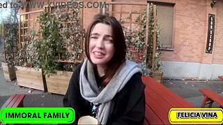 ever wonder how felicia vina takes it deep in budapest's wild winter foursome?