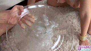 jada stevens' perfect round ass gapes wide for deep anal