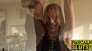 handcuffed sub beauty begs for rough big dick pounding—can she take it?