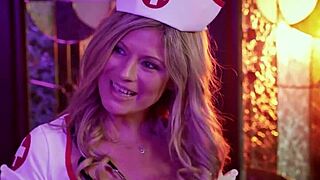 stepmom plays naughty nurse role with stepson in hospital taboo fuck