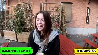 ever wonder how felicia vina takes it deep in budapest's wild winter foursome?