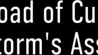 Ashley Storm Milks Dick Ass Cumshot Blast