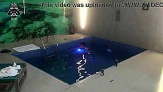 join our wild threesome with friends in motel pool now