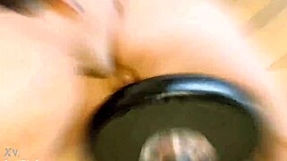 high stool ass-to-mouth threesome ends with belle amore swallowing april's anal creampie