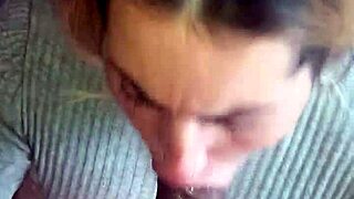 Girlfriend furiously blasts hot cumshot facial on friend's shocked face