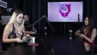 luciana picchi loves spanking in sheer red lingerie on sexy magazine cover