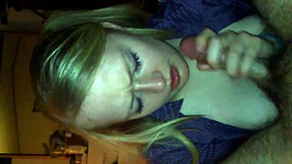 Wanna see this big-titty blonde jerk and suck till we both explode?