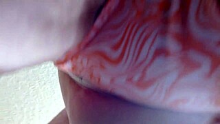 Curvy Dawnskye1962's Orange Thong Hugs Fat PAWG Tits Perfectly!