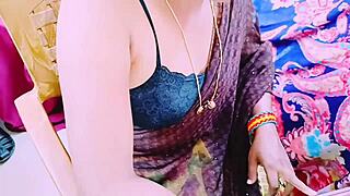 Desi bhabi fucks brother-in-law with romantic telugu dirty talk