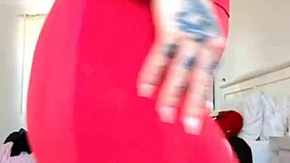 melody radford tries on sheer gym tights for milf tease