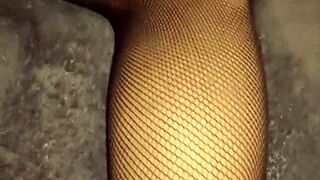 Curious milf wife bares stockings in homemade pov casting interview?