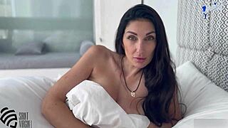 top model milf begs for cum facial pov dirty talk homemade