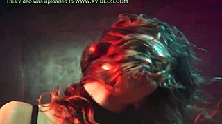 Alex Angel's erotic striptease and kisses ignite group passion tonight