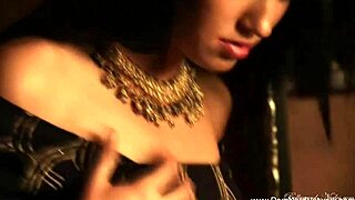 ever wonder what hides under that indian babe's lovely bedroom panties?