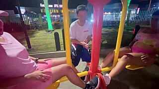 i met this big tits stranger in the park and fucked her ass