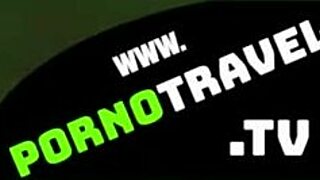 Your girlfriend's tight feet wrapped around my big cock feels too good