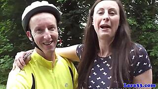 Wanna see this english milf's arse get roughly fucked by stranger?