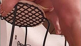 public pool anal with bikini redhead turns divine homemade