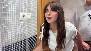 Padrastro creampies my hairy pussy while friends wait outside!