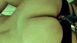 Wife begs cuck husband to film her cum-covered ass