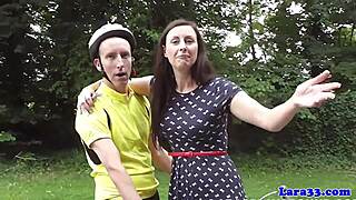 Wanna see this english milf's arse get roughly fucked by stranger?