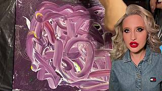 BARBIE ART demands wallet worship in findom goaldigger session!