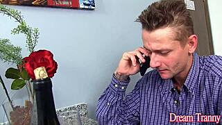 trans nurse bruna castro bends over for patient's bareback anal creampie. lucky guy assfucks her hospital bed