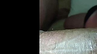 Bound slut kneels sucking owner's cock desperately wet and rough