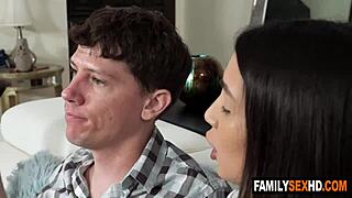 Step Sister Sucks Stepbrother's Monster Cock For TV Remote!