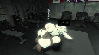 Gym slut fucks roblox bbc monster cock rough now
