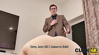 Husband Watches Wife Dance And Fuck In Cuckold Scene