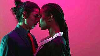 Hot maid seduced by homeowner's monster cock pounds her bent over doggystyle