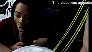 Monster Cock Deepthroat In Hammock Swing?