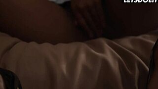 Hot maid seduced by homeowner's monster cock pounds her bent over doggystyle