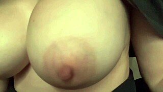 Italian milf Artemisia Love's big tits bounce slow motion close up horny solo