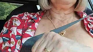 riding down the road tits flashing out feels so naughty and free...