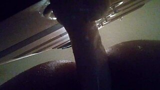 alicia shoves dildo deep in asian pussy close up toys