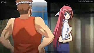 sexy student hentai girl fucked by two guys