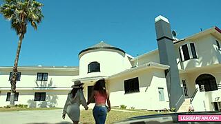 tiny lesbian teen fingers and sucks petite girl's small tits