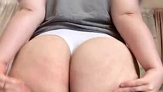 chubby legs in thong panties your face fits right here