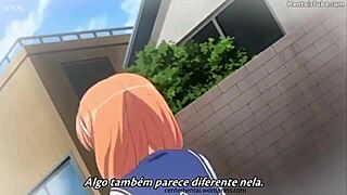 sexy student hentai girl fucked by two guys