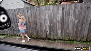 candy lane's messy facial on bang bus ride