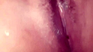 Ever jerked your tiny foreskin dick watching girlfriend's wet orgasms?