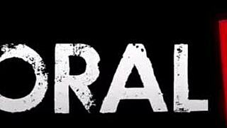 Chubby brunette bodybuilder milf sucks double cocks and cums hard