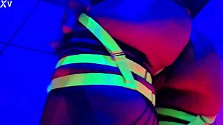 Curvy Redhead Oiled Slut Rips Clothes Teasing Huge Tits