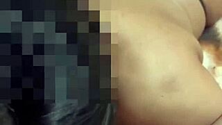 Watch amateur Brazilian wife gag on huge cock while hubby watches gaping homemade fuck!