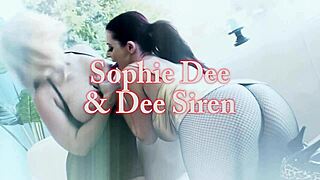 Why Settle for One When Sophie Dee and Dee Siren Offer Big Tits Lesbian Licking?