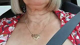 riding down the road tits flashing out feels so naughty and free...