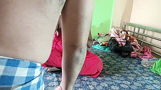 indian tantrik mata so horny she begs stepson student fuck her wet pussy hardcore moaning squirting white cum