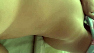 rossmexicana masturbates hard with dildo watching hot porn